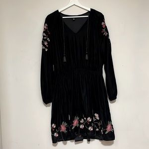 Long sleeve midi dress